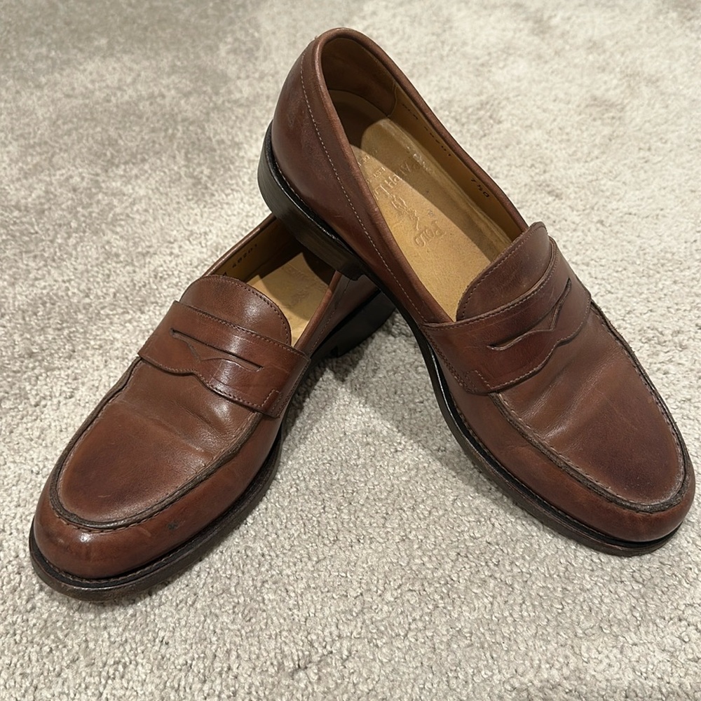 Brown Leather Men's Loafers